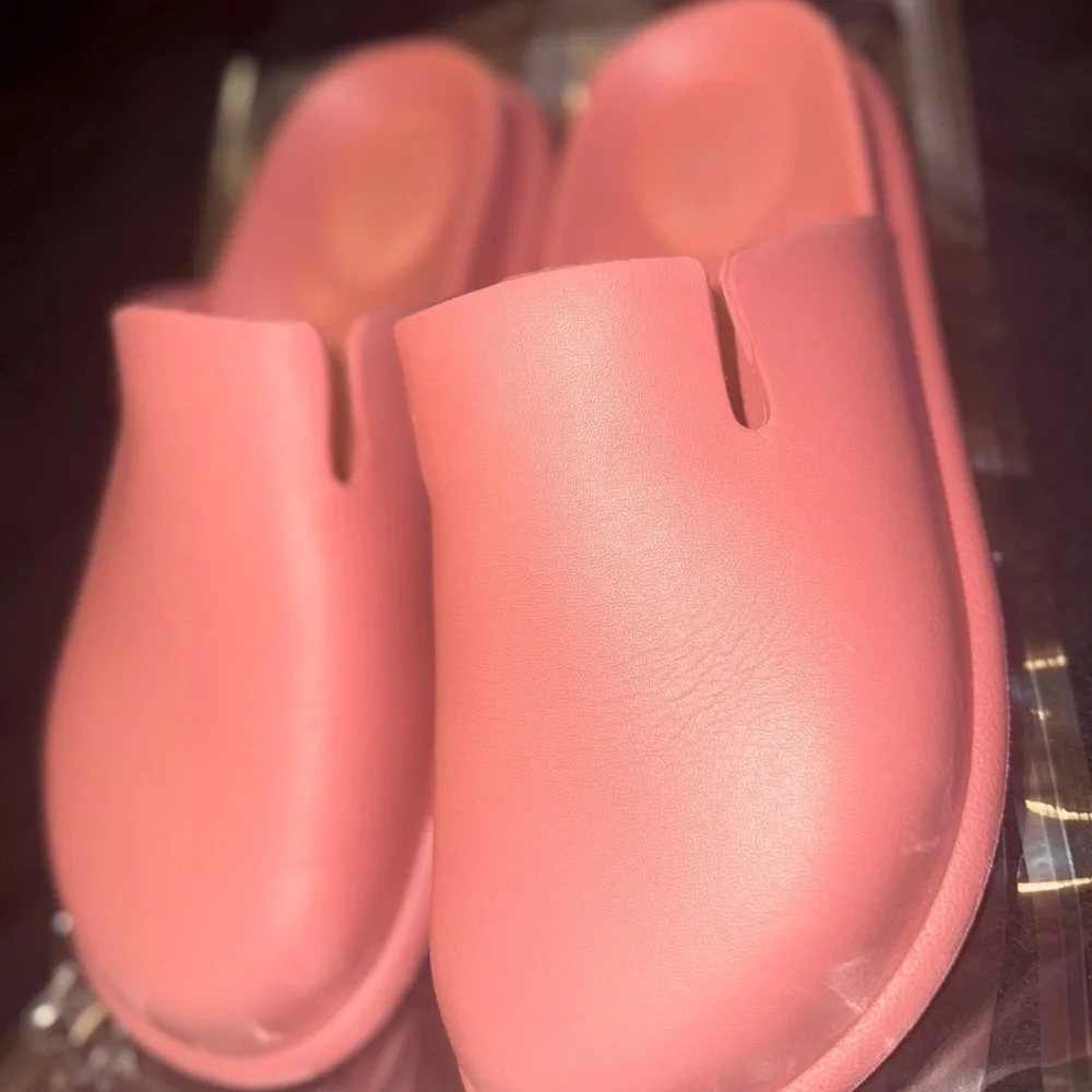 Urban Outfitters Coral Clog Loafers